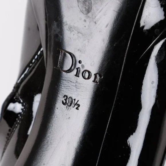 Dior Patent Leather Stiletto Bootie - Picture 5 of 9